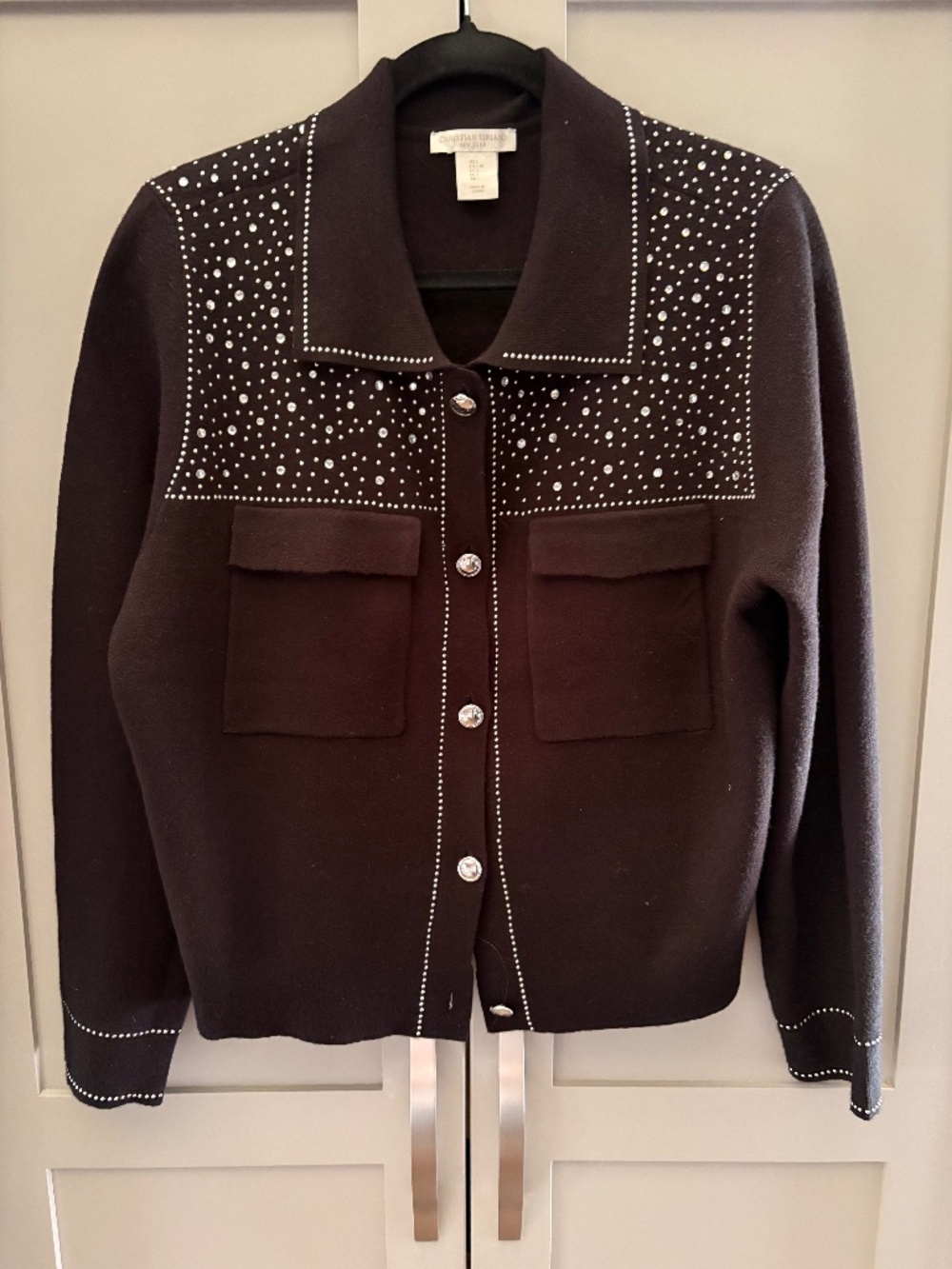 Black Studded Sweater